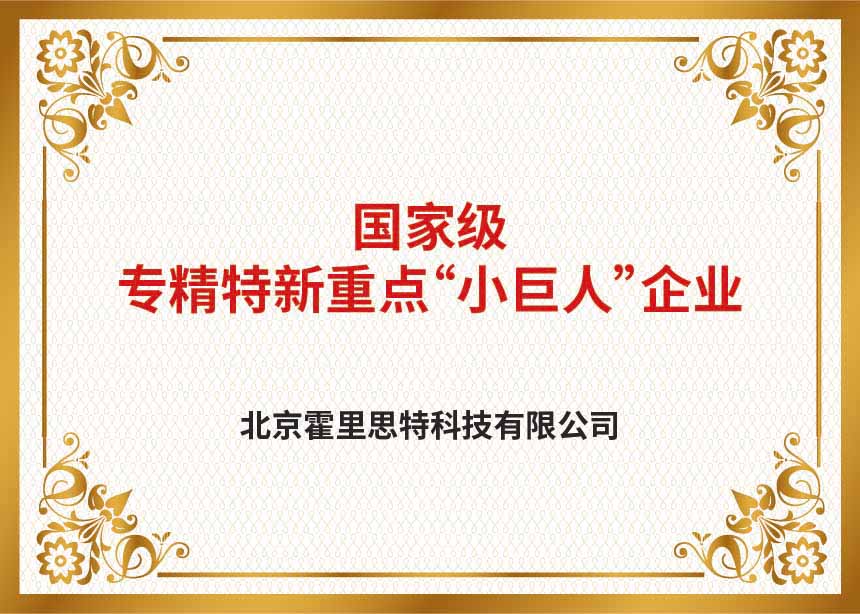 国家级专精特新重点小巨人